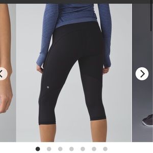 Lululemon Real Quick Crop *Full-On Luxtreme Leggings